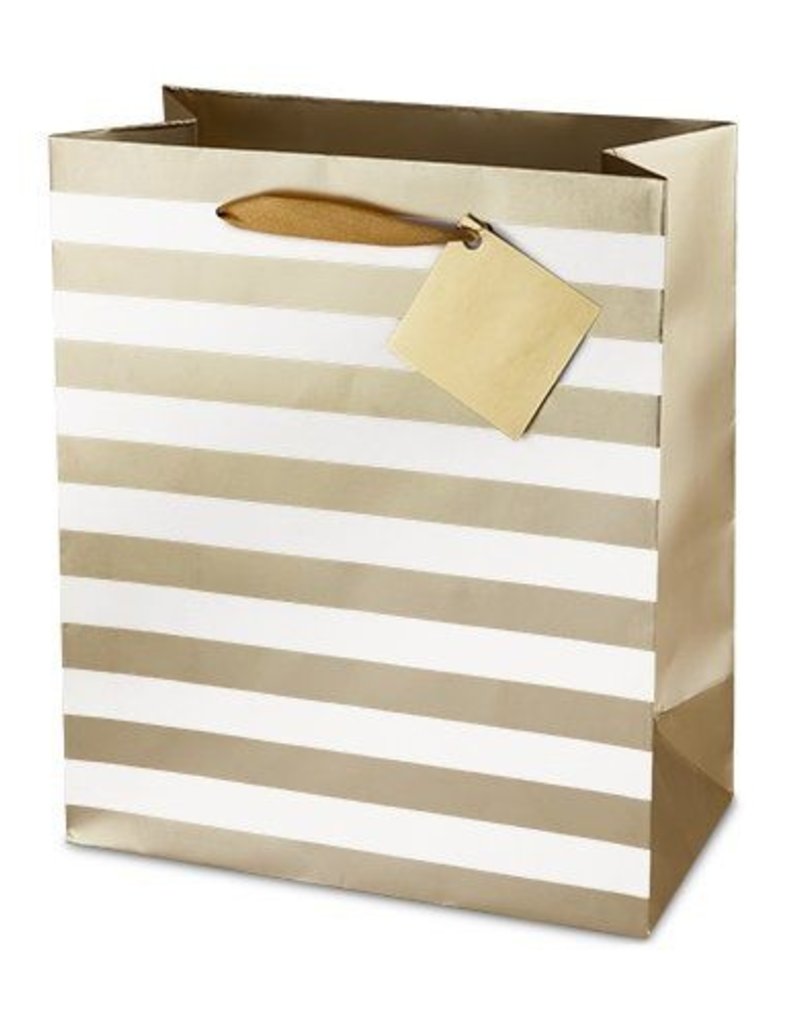 Ritzy Stripes Double btle Wine Bag