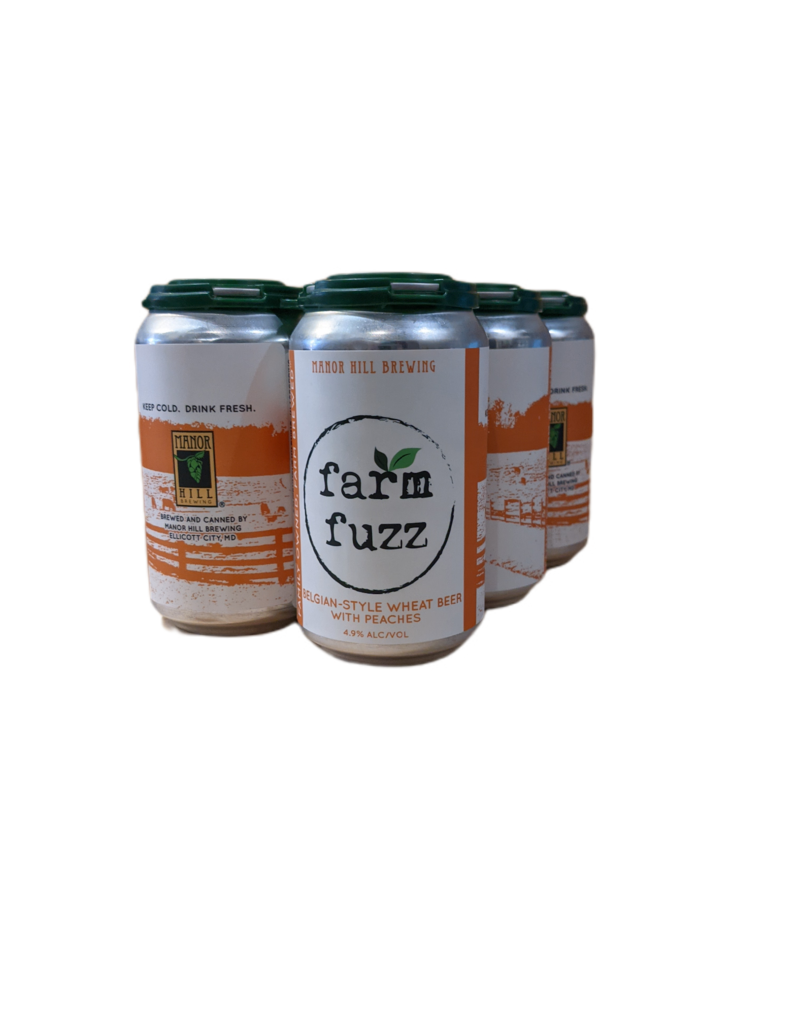 Manor Hill 'Farm Fuzz' Witbier 6pk 12oz. cans