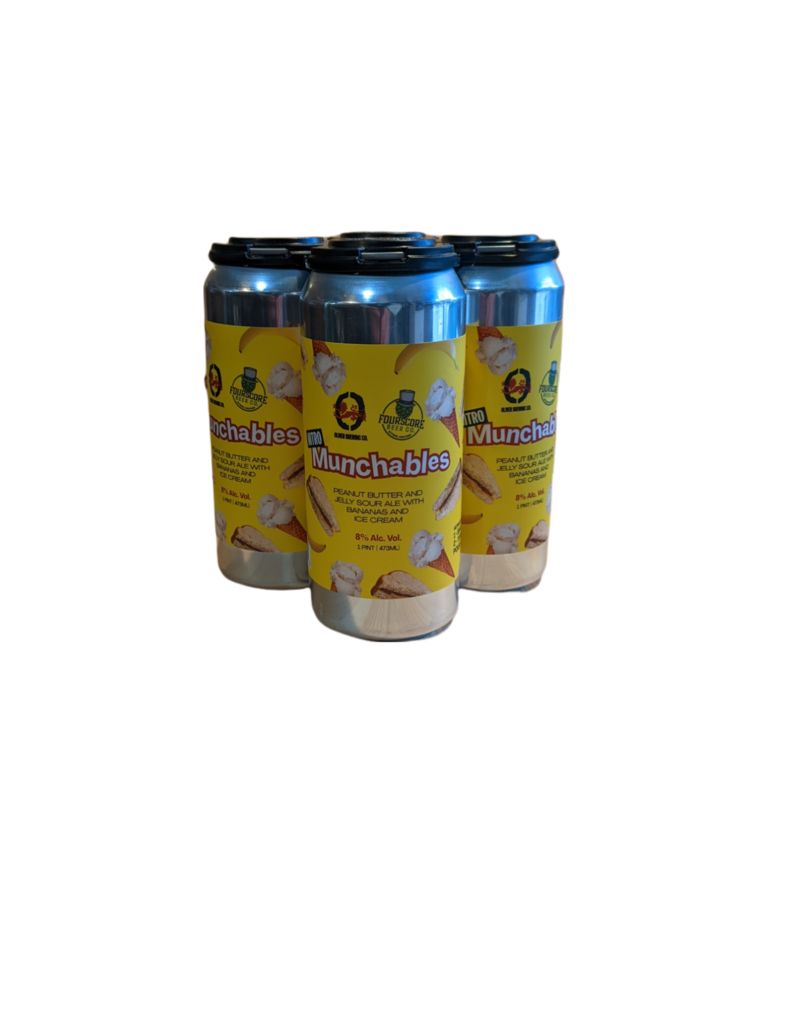 Oliver Brewing 'Munchables' PBJ sour 4pk 16 oz cans