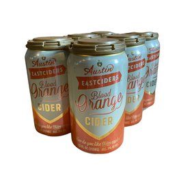 Austin East Blood Orange Cider 6pk 12 oz cans