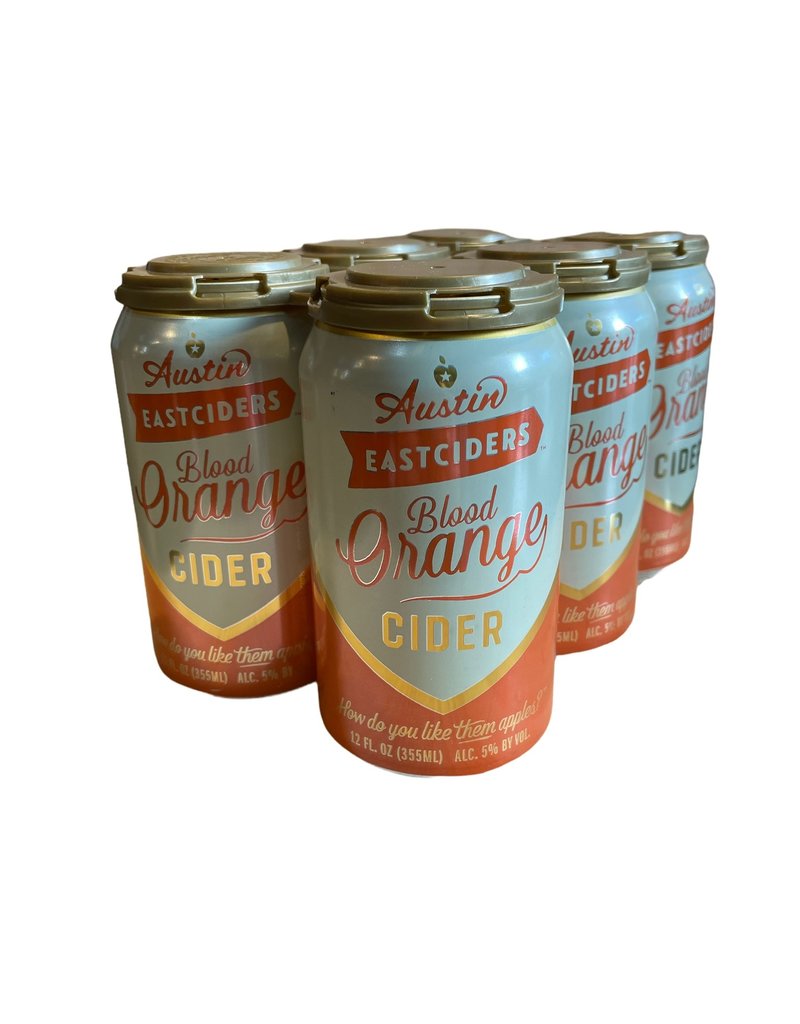 Austin East Blood Orange Cider 6pk 12 oz cans