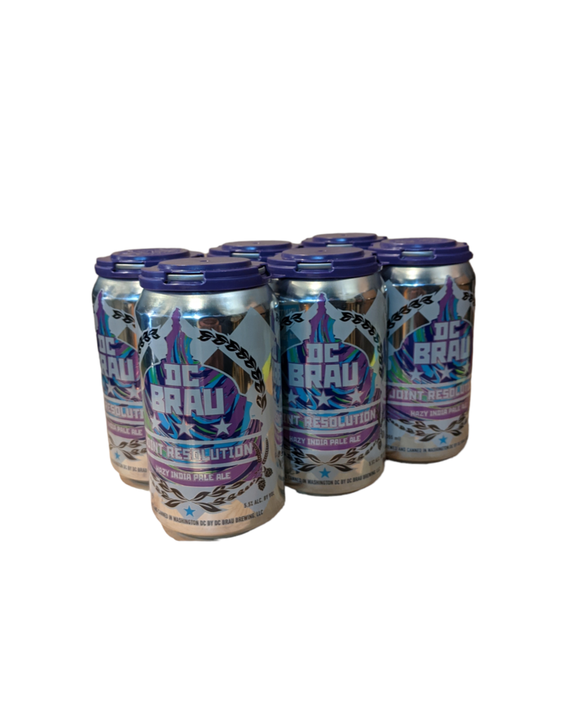 DC  Brau Brewing Company DC Brau Joint Resolution Hazy IPA 6pk 12 oz cans