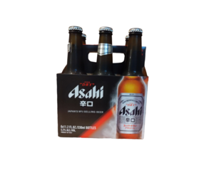 Asahi Super Dry six 12 oz bottles - Capital Beer and Wine