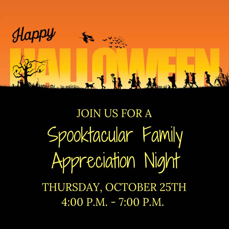 Halloween Family Appareciation Party