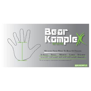 Bear Komplex 3 Hole Leather Hand Grips