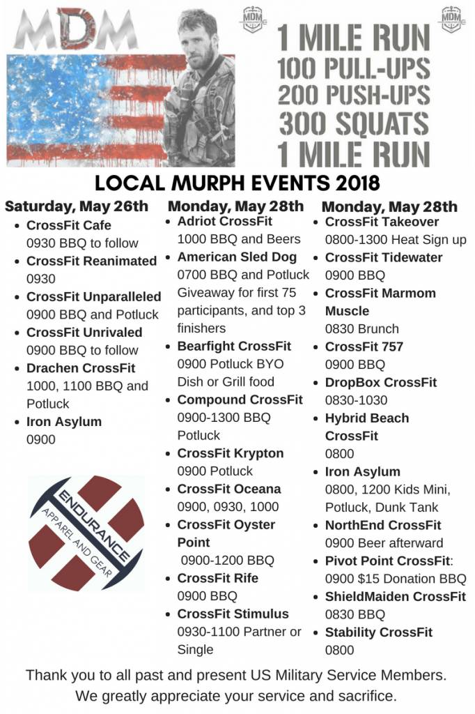 Hampton Roads Murph Events
