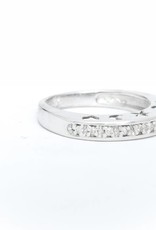 Diamond Heart, Moon, & Star Ring 14k White Gold