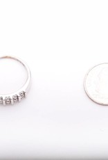 Diamond Double Row Anniversary Band 14k White Gold