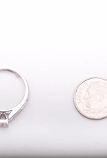 Princess Cut Quad Diamond Ring 14k White Gold