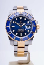 Rolex Mens Rolex Two Tone Blue Face
