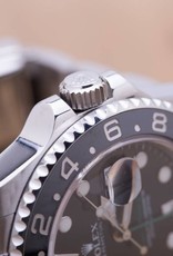 Rolex Mens Rolex GMT Master II Stainless Steel Black Dial