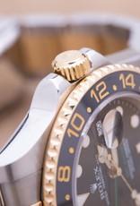 Rolex Mens Rolex Two Tone GMT Master II Black Dial