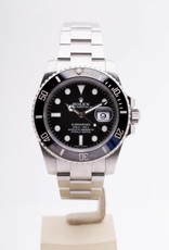 Rolex Mens Rolex Stainless Steel Submariner Black Dial