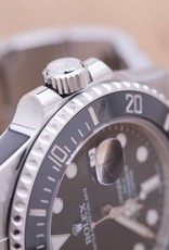 Rolex Mens Rolex Stainless Steel Submariner Black Dial