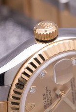 Rolex Ladies Rolex Two Tone Diamond Dial Datejust