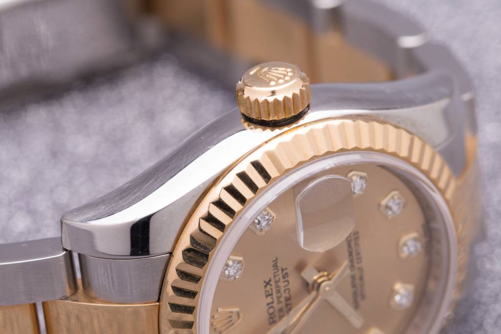 Rolex Ladies Rolex Two Tone Diamond Dial Datejust