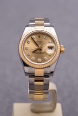Rolex Ladies Rolex Two Tone Diamond Dial Datejust
