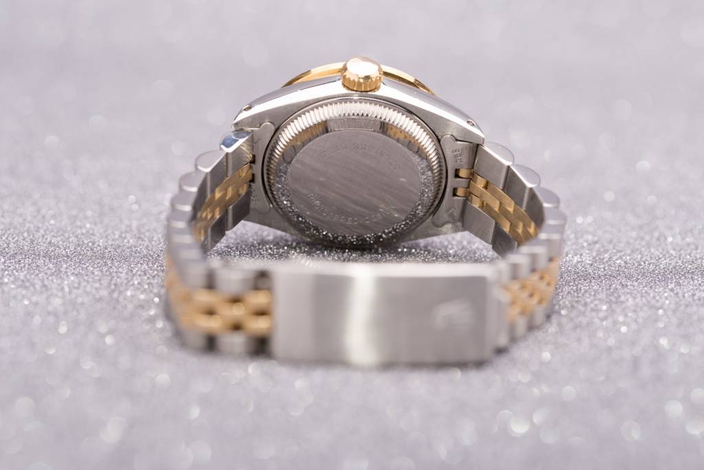 Rolex Ladies Rolex Diamond Dial and Bezel Two Tone Datejust