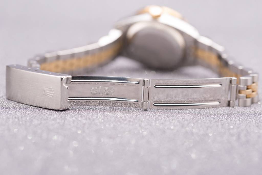 Rolex Ladies Rolex Diamond Dial and Bezel Two Tone Datejust