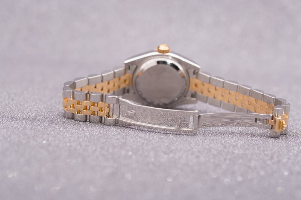 Rolex Rolex Two Tone Diamond White Dial Datejust