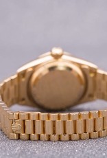Rolex Ladies Rolex Gold White Dial Datejust