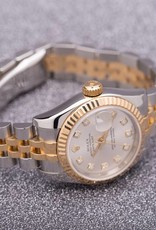 Rolex Rolex Two Tone Diamond White Dial Datejust