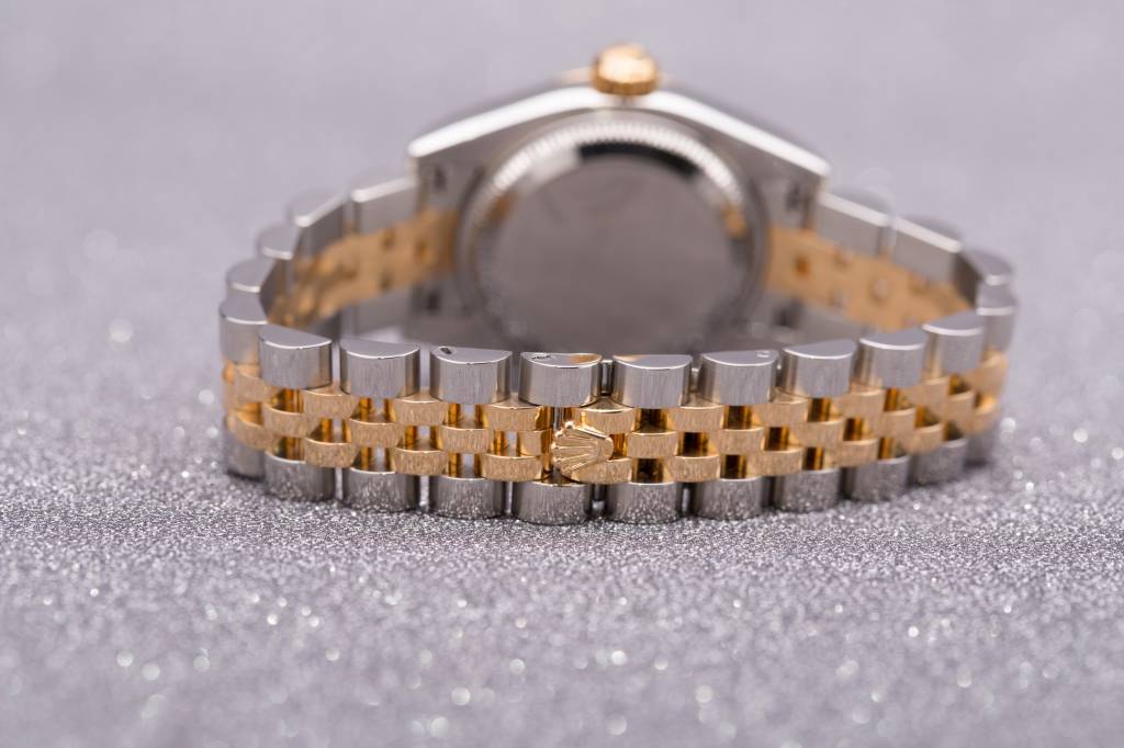 Rolex Rolex Two Tone Diamond White Dial Datejust