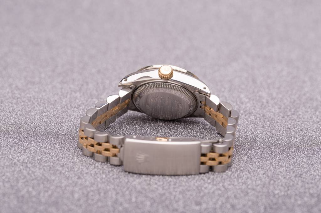 Rolex Ladies Rolex Two Tone Diamond Dial and Bezel Datejust