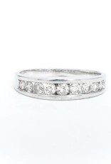 White Gold Channel Set Diamonds 14k
