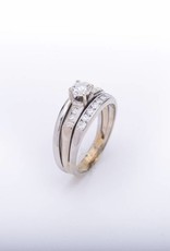 Diamond Bridal Set 14k White Gold