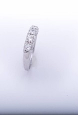 4 Stone Anniversary Ring White Gold 14k