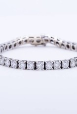Diamond Tennis Bracelet White Gold 14k