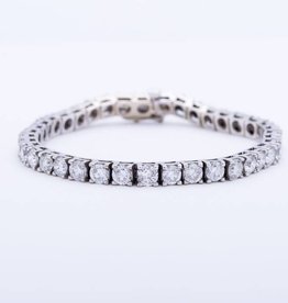Diamond Tennis Bracelet White Gold 14k