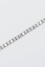 Diamond Tennis Bracelet White Gold 14k