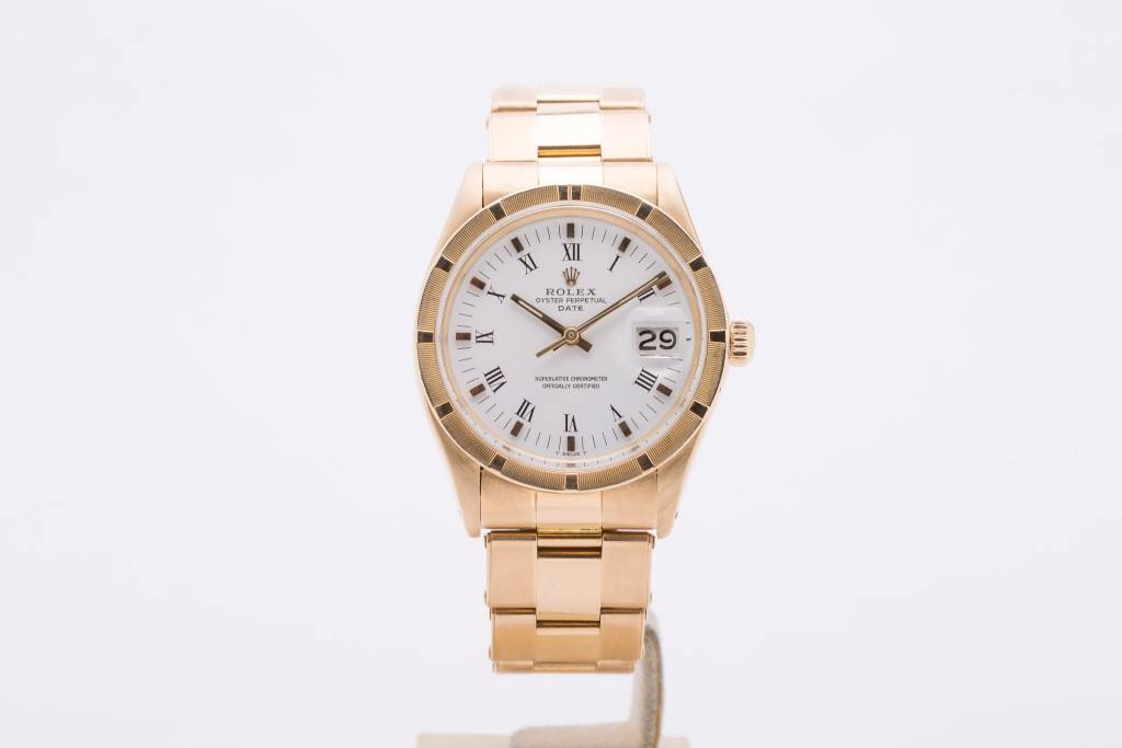 Rolex Rolex Oyster Perpetual Date Gold Watch