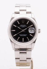 Rolex Rolex Oyster Perpetual Date Stainless Steel Black Dial