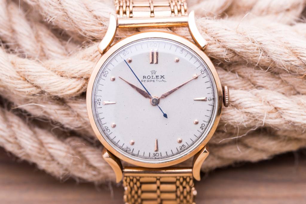 Rolex Rolex Gold Perpetual White Dial