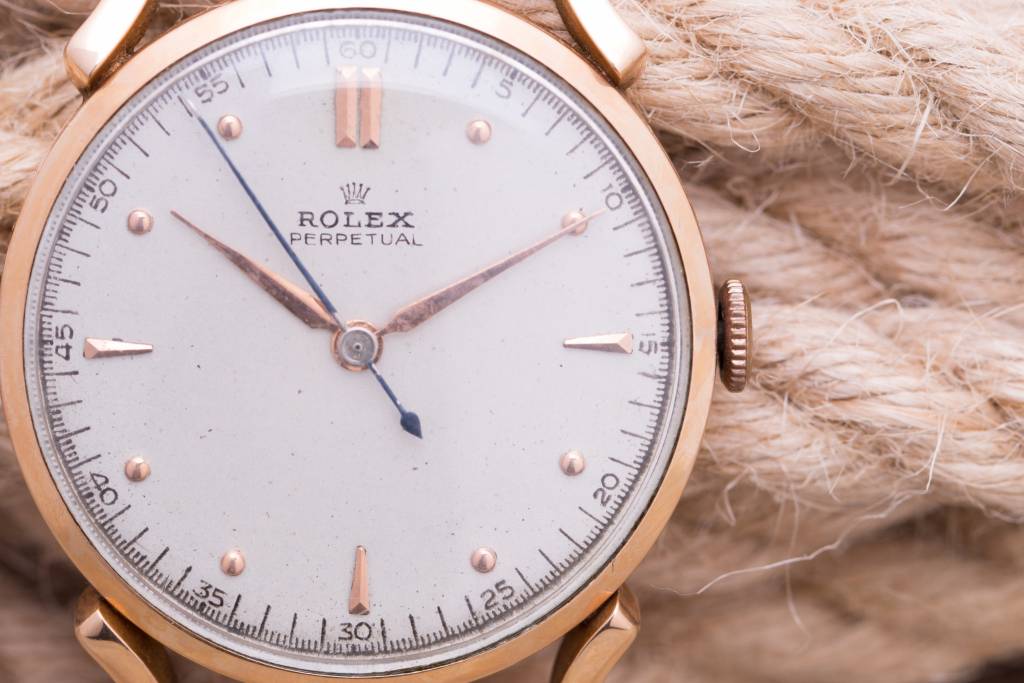 Rolex Rolex Gold Perpetual White Dial