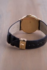 Rolex Rolex Black Leather Geneve Bellini Black Dial