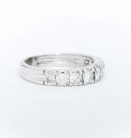 Diamond Eternity Band White Gold 14k