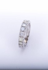 Diamond Eternity Band White Gold 14k