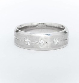 Mens Princess Cut Diamond Fashion Ring