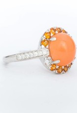 Topaz White Gold Ring 14k