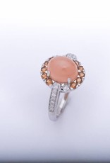 Topaz White Gold Ring 14k