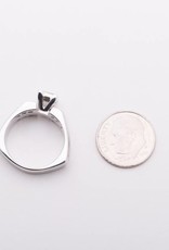 Quad Princess Cut Diamond Ring White Gold 14k