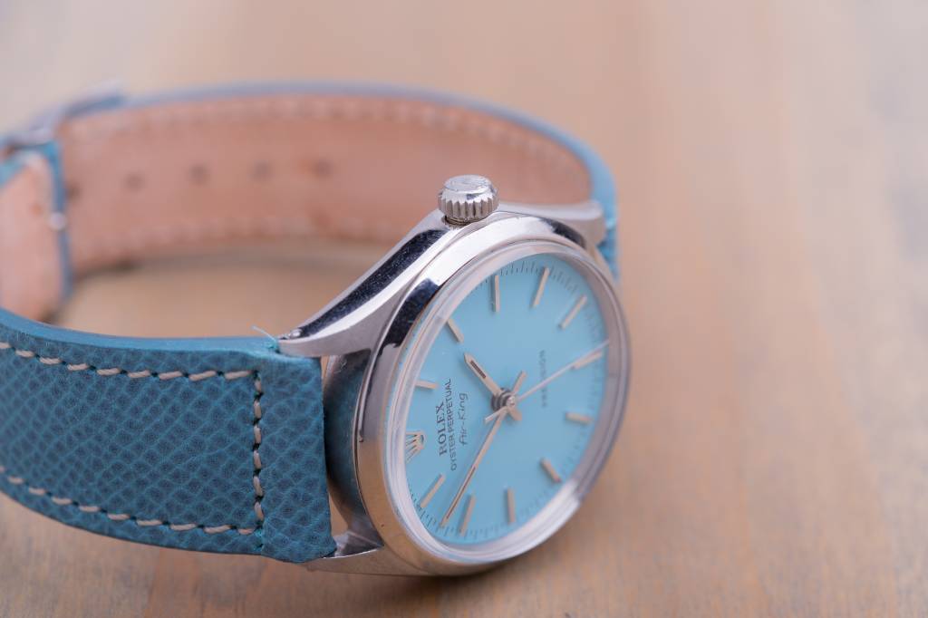 Rolex Rolex Blue Leather Oyster Perpetual Air King