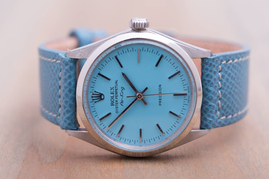 Rolex Rolex Blue Leather Oyster Perpetual Air King