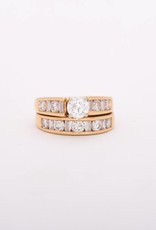 Diamond Bridal Set Yellow Gold 14k