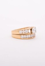 Diamond Bridal Set Yellow Gold 14k