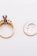 Framed Marquise Diamond Ring Yellow Gold 14k